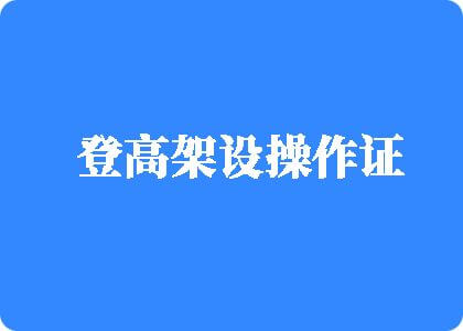 嗯啊啊骚货在线观看登高架设操作证